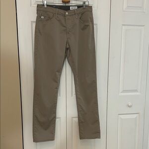 AG Adriano Goldschmied Men's Taupe Chinos